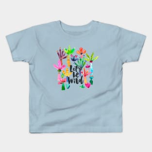 Wild Tropical Palms Garden Kids T-Shirt